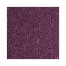 Servietter Elegance Aubergine, 15 stk.