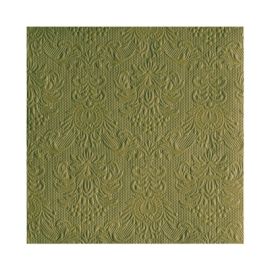 Servietter Elegance Olive Green, 15 stk.