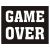 Skostikkers "Game Over", 2 stk.
