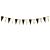 Flaggbanner Black & Gold, 2,15 m