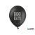 Ballonger Party svart / hvit, 5 stk.