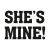 Skostikkers "She’s Mine", 2 stk.