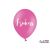 Ballonger Princess fuksia / gull, 5 stk.