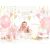 Flaggbanner Pink & Gold, 1,3 m