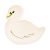 Papptallerkener Lovely Swan, 6 stk.